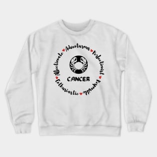 Cancer ♋🦀 Zodiac Sign Astrology Crewneck Sweatshirt